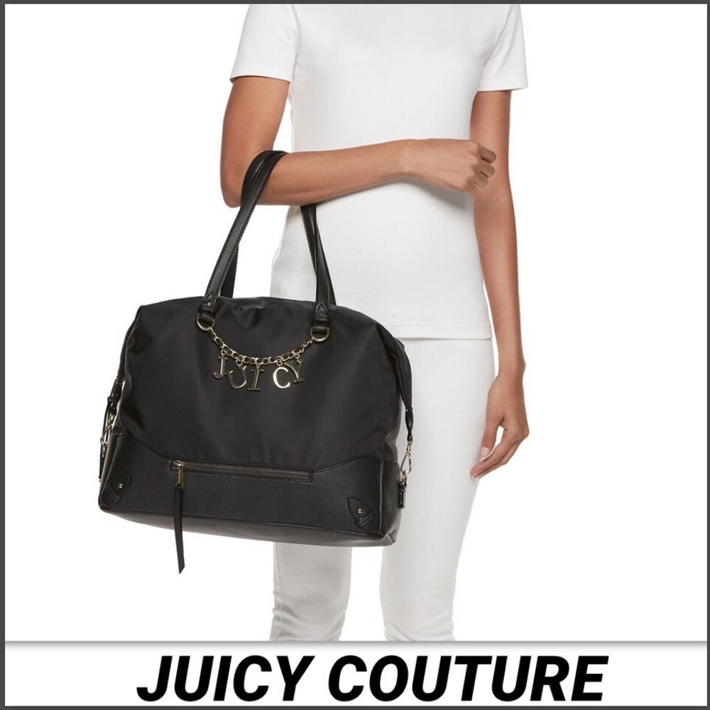 JUICY COUTURE LARGE LOGO LUGGAGE CARRY ON BAG - Picture 2 of 8